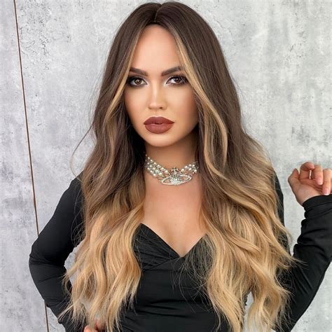 natural wavy long hair