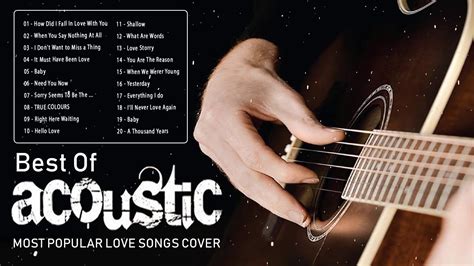 Most Popular English Acoustic Love Songs Cover 2021 Best Ballad Guitar