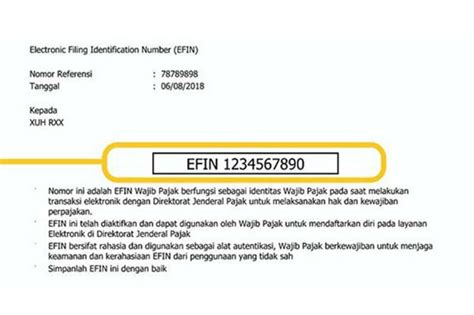 Tanpa Harus Ke Kantor Begini Cara Mendapatkan EFIN Dengan Mudah Secara