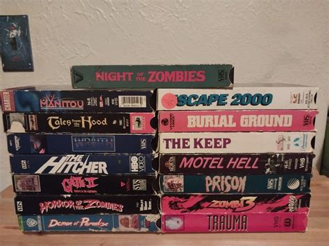 RARE HORROR VHS TAPES