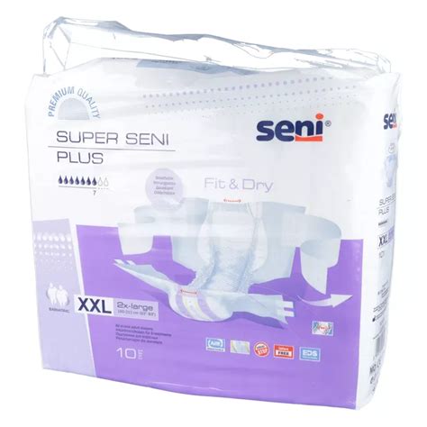 Super Seni Plus Pieluchomajtki Rozmiar Xxl Cm Sztuk