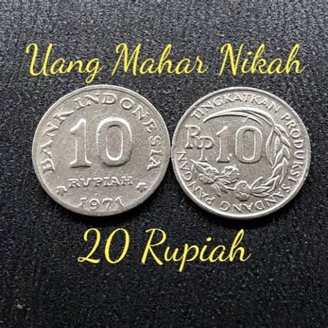 Jual PAKET MAHAR 20 RUPIAH UANG KUNO KOIN ASLI INDONESIA Di Lapak UANG