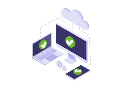 Premium Vector Saas Technology Software As A Service Isometric