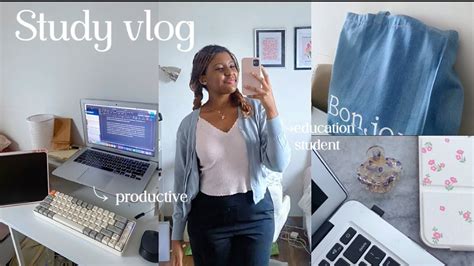 Study Vlog Productive Days In The Life Final Exams Stationary