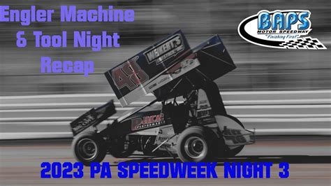 BAPS Race Recap PA Speedweek 2023 YouTube