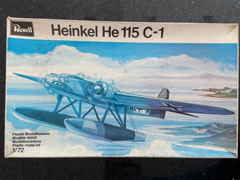 Heinkel He 115c 1 Hidroavião Alemão Esc 172 Revell Mercadolivre