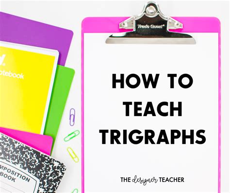 teach trigraphs dge tch  designer teacher
