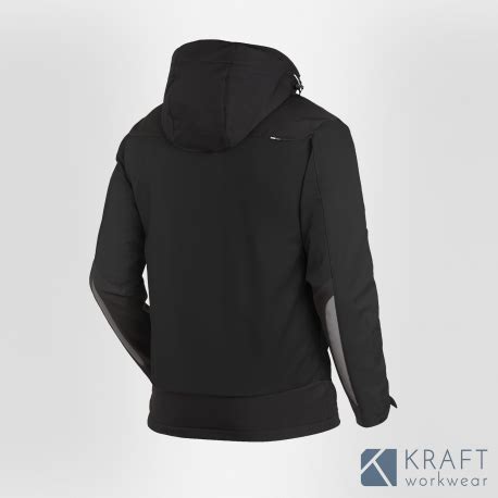 Veste Softshell Jannik Fhb Noire Kraft Workwear