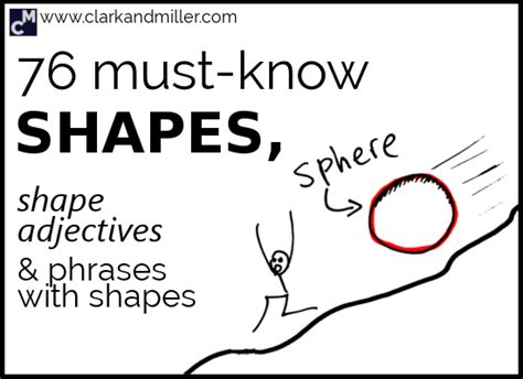 76 Shapes Shape Adjectives And Phrases With Shapes Clark And Miller