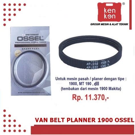 Jual Karet Van Belt Planer Van Belt Mesin Pasah Van Belt Pasah Fan Belt