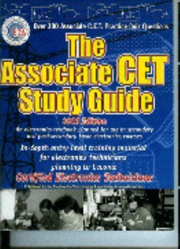 The Associate Cet Study Guide Edition By Electronics Technicians