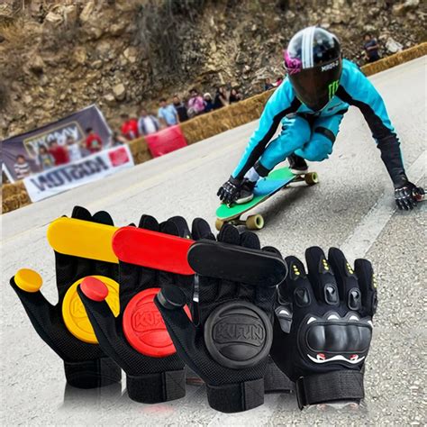 Professional Longboard Gloves Protective Slide Roller Friction