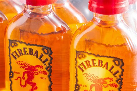 Fireball Whiskey Label