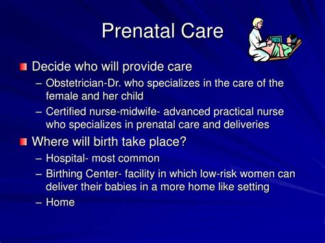 Ppt Prenatal Care Powerpoint Presentation Free Download Id4048481