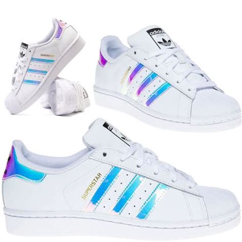 Adidas Originals Superstar Iridescent Neon Aq6278 Blanc Achat Vente