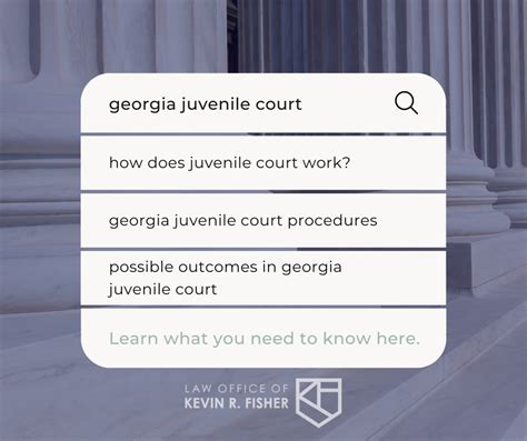 georgia juvenile court | Kevin R. Fisher