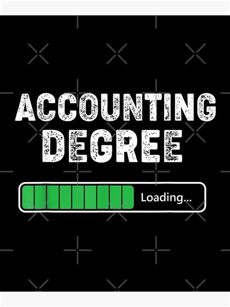 Accounting Degree Loading Poster For Sale By Kawai Girl Redbubble