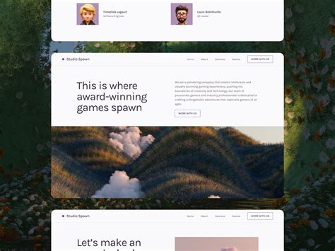 Spawn Free Portfolio Website Template By Bunny Hop Creatives — Framer