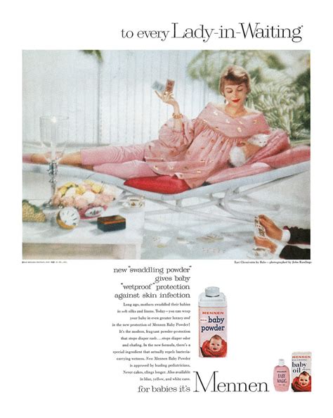 1959 Mennen Baby Powder Ad Totallymystified Flickr