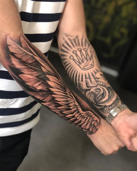 Pin By John Kershman On Tatuagens Wing Tattoo Arm Tattoos Wing