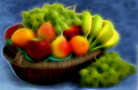 Bob Smerecki Art Fruit Basket Fractal Art Fractals