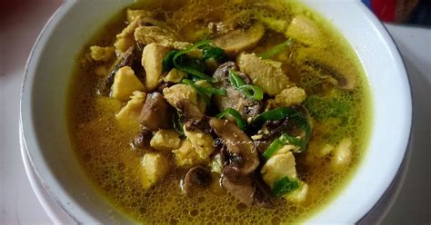 Resep Chicken Mushroom Ginjer Soup Oleh Kiena Cookpad