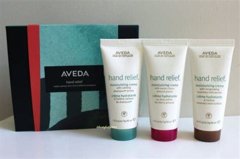 Aveda Hand Relief Moisturizing Hand Cream Travel Trio Set 14oz 40ml