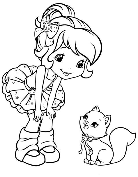 Strawberry Shortcake Princess Coloring Pages At Getdrawings Free Download