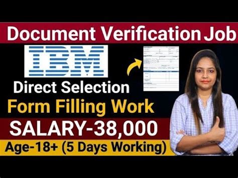 Document Verification Job Ibm Recruitment Work From Home O Work