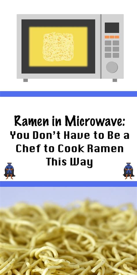 An Advertisement For Ramen In Microwave You Don T Have To Be A Chef To