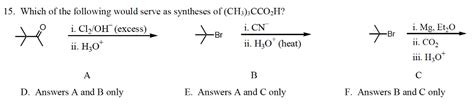 Solved 31 Complete The Following Reaction Sequence Giving