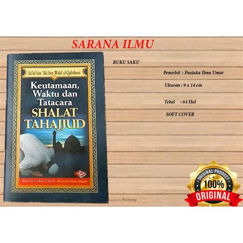 Jual Buku Saku Keutamaan Waktu Dan Tata Cara Shalat Tahajjud Tata