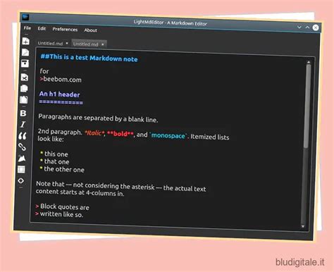 10 Editor Linux Markdown Da Provare Bludigitale