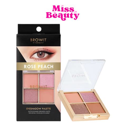 BROWIT EYESHADOWPALETTE 1G X 4 COLORS Nong Chat Brownit Expensive Nude Eyeshadow 1G X 4 COLORS