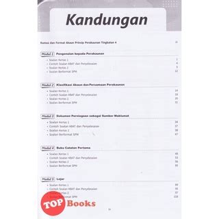 TOPBOOKS Pelangi Pelangi Analysis SPM Prinsip Perakaunan Tingkatan 4