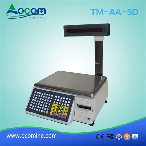 Heavy Duty 30kg Electronic Weighing Scale Label Printing Barcode Printing