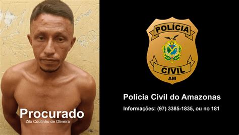 Pc Am “procurado Por Crimes Cometidos Em Manicoré E Porto Velho