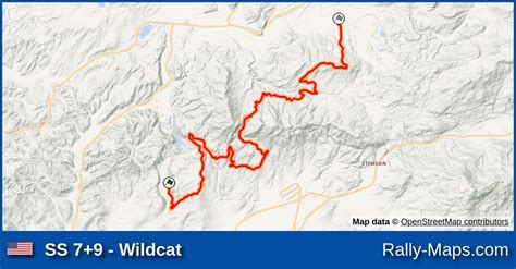 Ss 79 Wildcat Stage Map Olympus Rally 2006 🌍 Rally