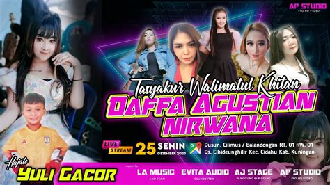 Live Tasyakur Walimatul Khitan Ananda DAFFA AGUSTIAN NIRWANA Hajate