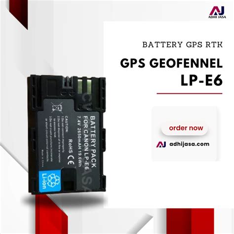 Jual Battery Baterai LP E6 GPS RTK Geofennel Comnav LPE6 GNSS RTK