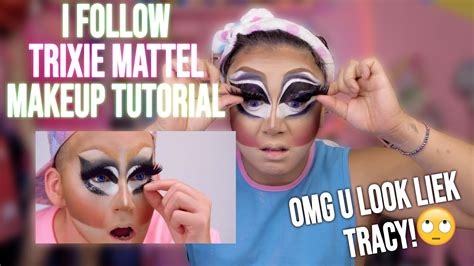 I Follow Trixie Mattels Makeup Tutorial We Have That At Home Youtube