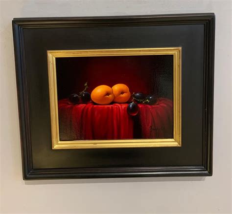 Sean Farrell Sean Farrell Two Of Us 9x12 Fruit Red Still Life Oil