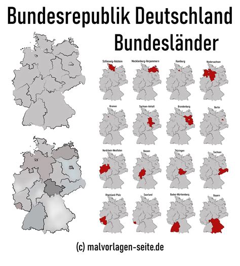 Wie Heißen Die 16 Bundesländer Von Deutschland Und Die Hauptstädte