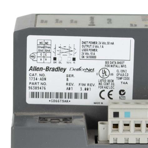 Allen Bradley Adn Series B Devicenet Adapter Module High Purity