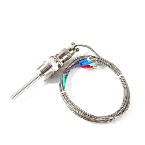 Rtd Pt Temperature Sensor Npt Threads With Meter Cable