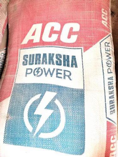 ACC Cement Packaging Size 50 KG At Best Price In Seohara ID