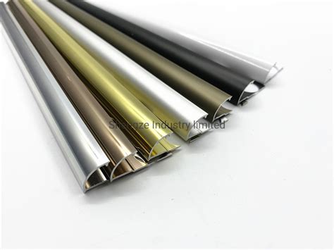 Edge Corner Aluminum Tile Curved Trim For Porcelanato Flooring China