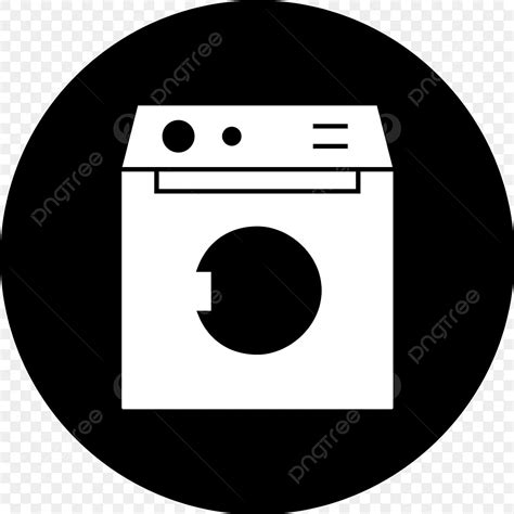 Gambar Ikon Mesin Cuci Vektor Mesin Cuci Cuci Ikon Binatu Png Dan