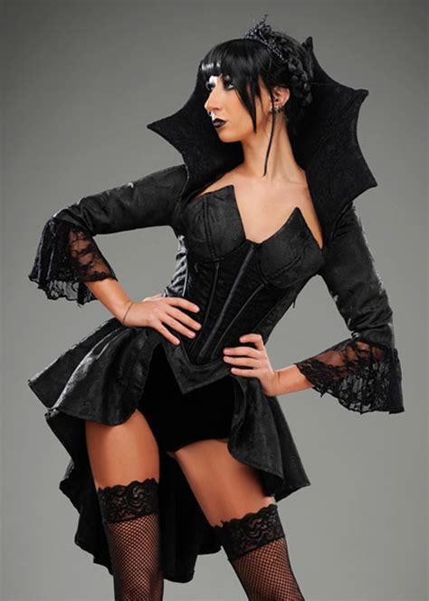 Womens Deluxe Evil Wicked Queen Costume With Collar 4785 HA Struts