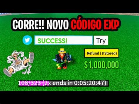 Novo C Digo Horas De Exp C Digos Atualizados Do Blox Fruits